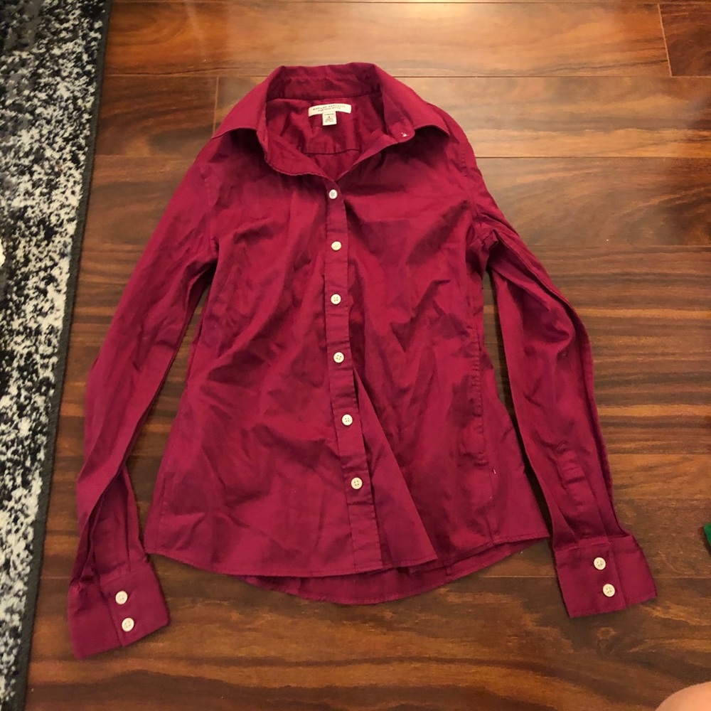 Banana Republic non-iron fitted button up shirt